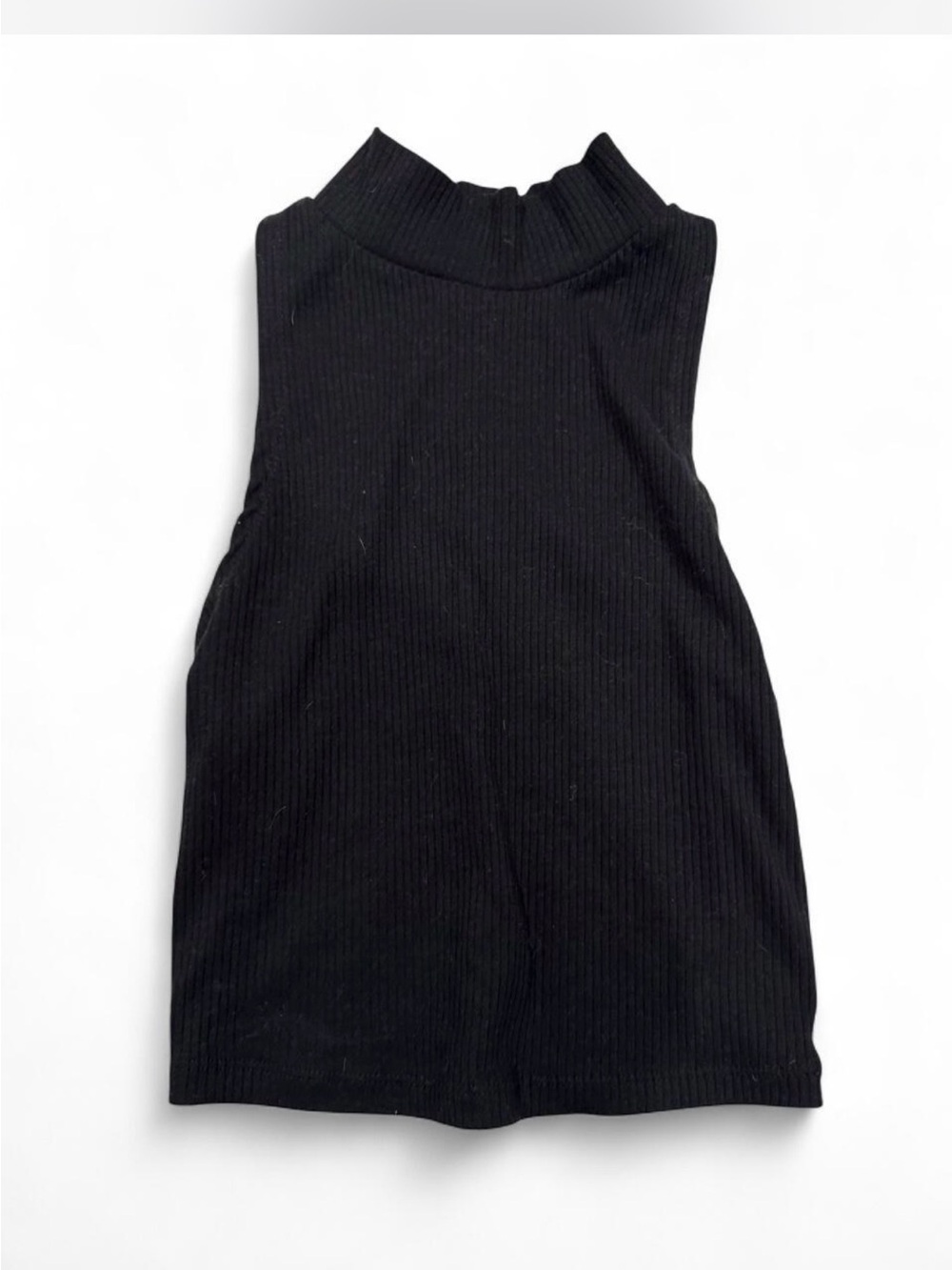 Aeropostale Black Ribbed Halter Neck